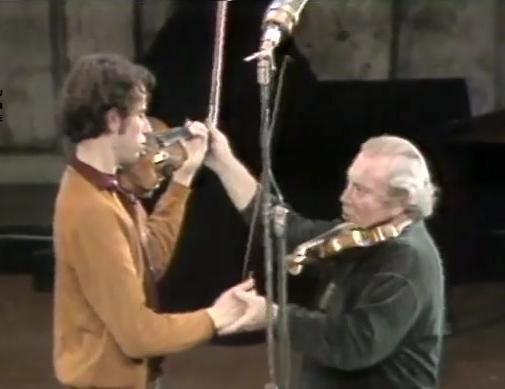 ישראל מקבלת את פני אייזק שטרן