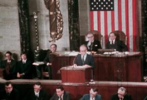 [נאום יצחק רבין בקונגרס האמריקאי]